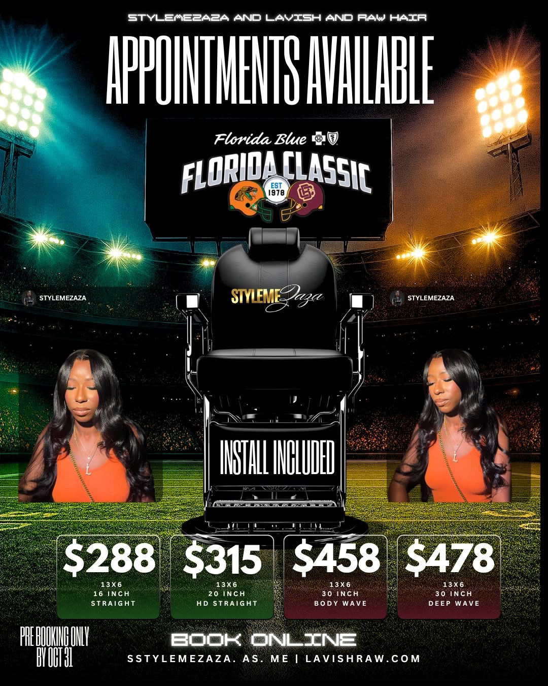 Florida Classic Hair & Install Special